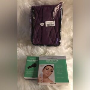 Bundle of 3 essential oil accessories  case, car diffuser, and personal diffuser